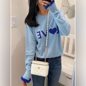 NWT LAM love cashmere sweater